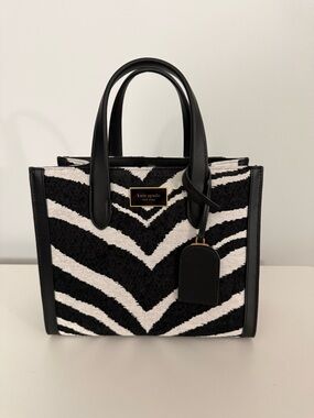 Kate spade Manhattan Bold Zebra Boucle Jacquard Tote